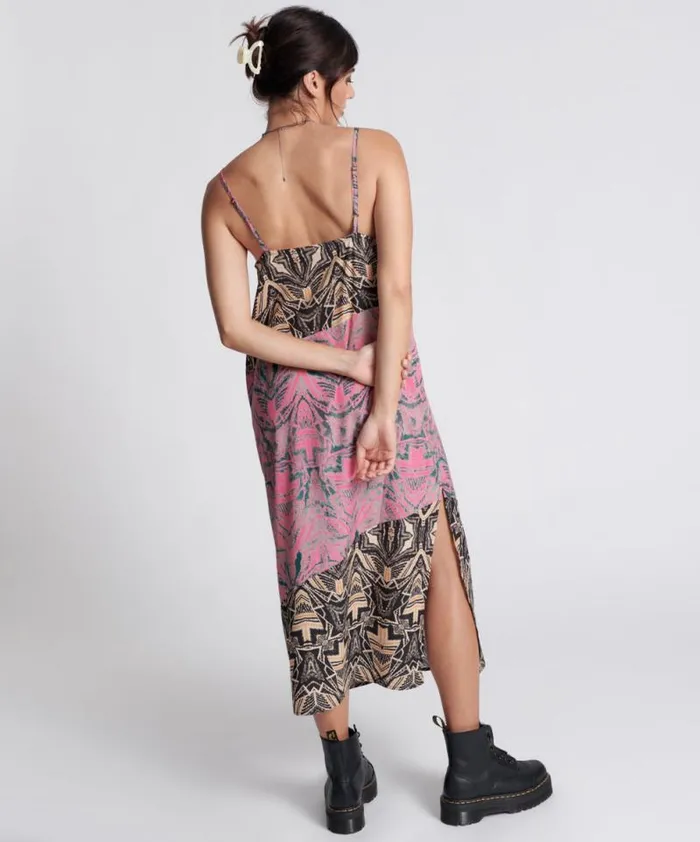 Women KALEIDOSCOPE LONG SLIP DRESS One Teaspoon Midi and Maxi Dresses Women KALEIDOSCOPE LONG SLIP DRESS One Teaspoon Midi and Maxi Dresses