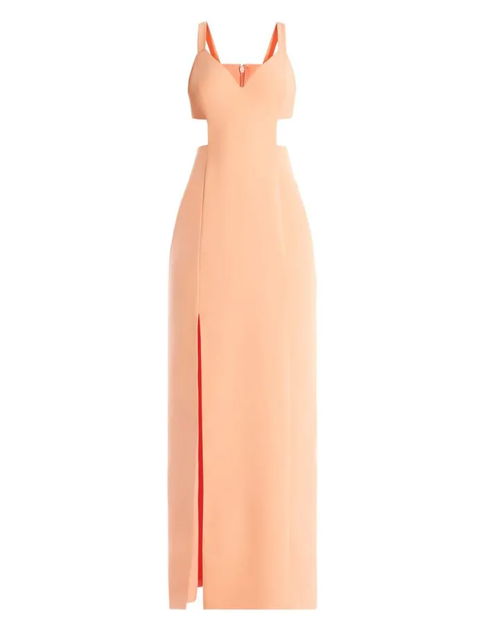 Women Kamilla Cutout Gown Tangerine BCBG Dresses Women Kamilla Cutout Gown Tangerine BCBG Dresses