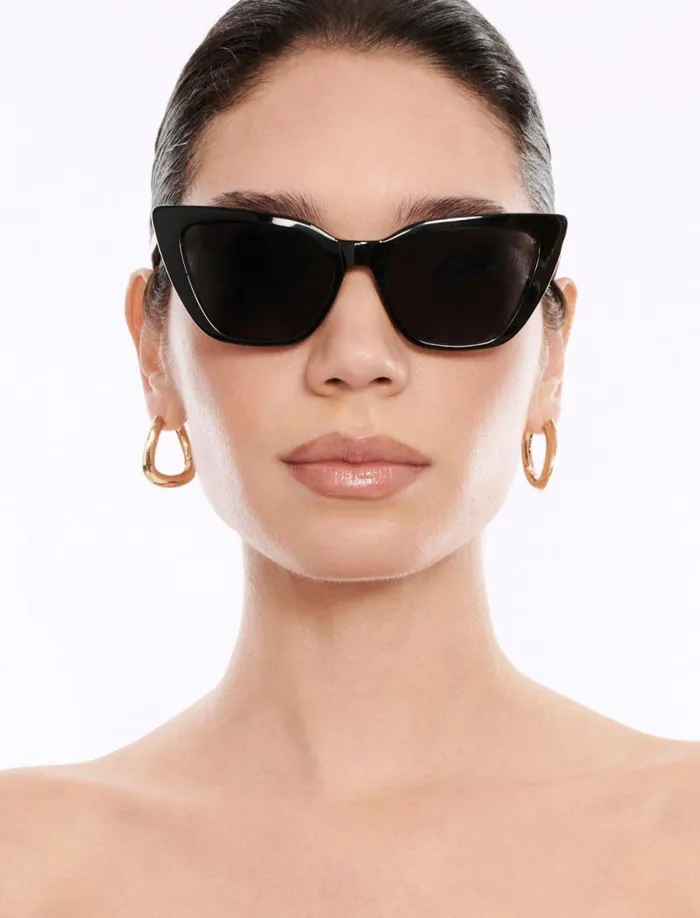 Women Kendall Cat Eye Sunglasses Black BCBG Sunglasses Women Kendall Cat Eye Sunglasses Black BCBG Sunglasses