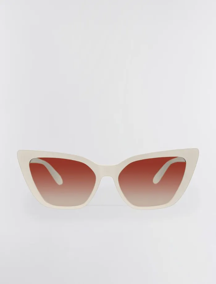Women Kendall Cat Eye Sunglasses Ivory BCBG Sunglasses Women Kendall Cat Eye Sunglasses Ivory BCBG Sunglasses