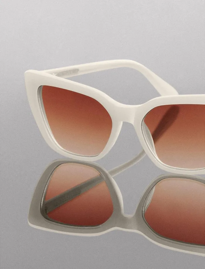 Women Kendall Cat Eye Sunglasses Ivory BCBG Sunglasses Women Kendall Cat Eye Sunglasses Ivory BCBG Sunglasses