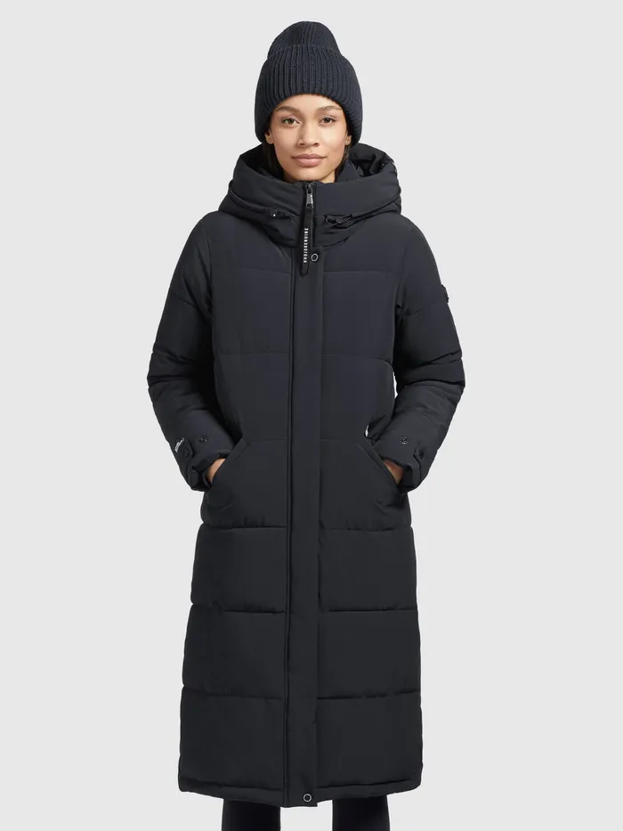 Women KHUJO Mantel DAIRI Dunkelblau Dunkelblau Puffer Coats