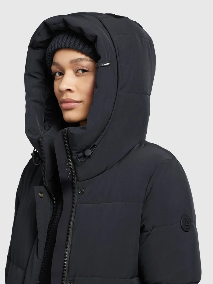 Women KHUJO Mantel DAIRI Dunkelblau Dunkelblau Puffer Coats