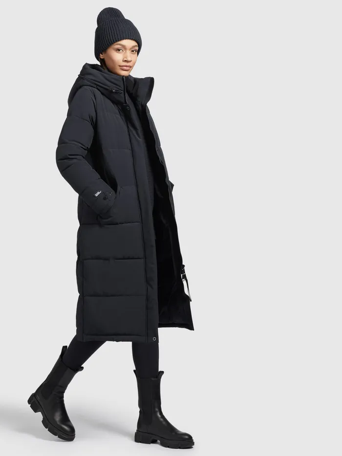 Women KHUJO Mantel DAIRI Dunkelblau Dunkelblau Puffer Coats