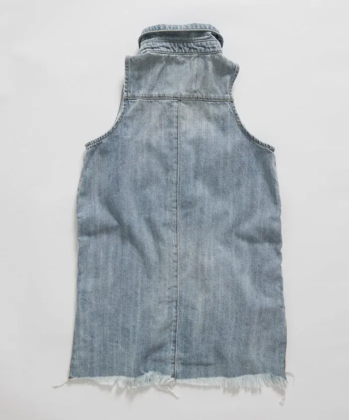 WomenKids KIDS MINI BRAXTON DRESS BLUE One Teaspoon Denim Dresses