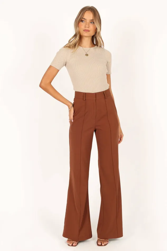 Women Kimmie Knit Top Oatmeal Tees Petal and Pup