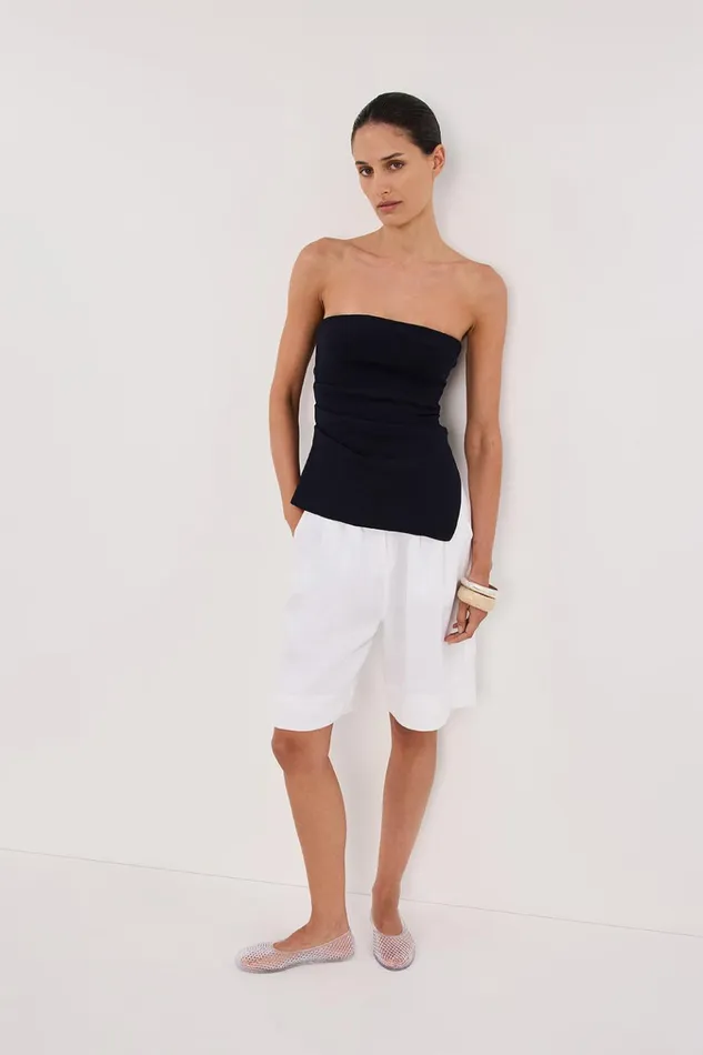 Women Knitted DISSH LUKE INK BANDEAU KNIT TOP