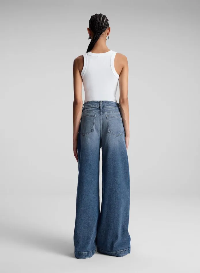 Women Knitwear ALC Kai Cotton Rib Tank White