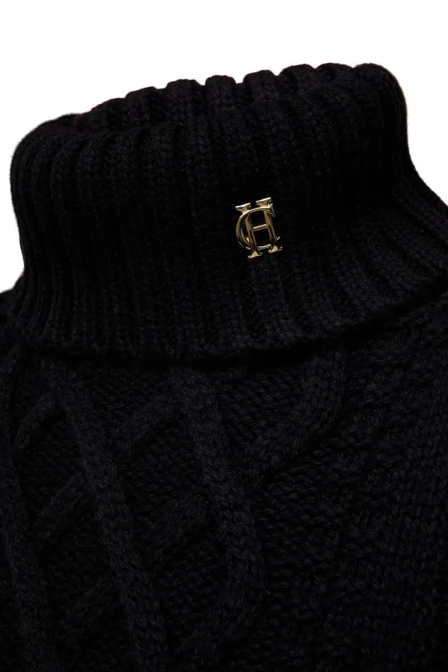 Women Knitwear Holland Cooper Sleeveless Knit Black Women Knitwear Holland Cooper Sleeveless Knit Black