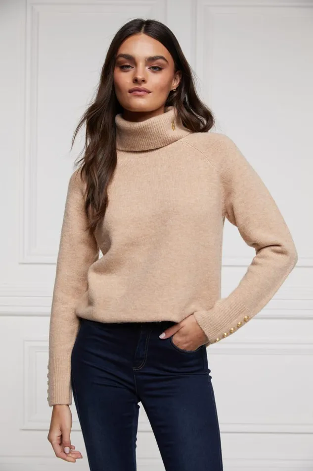 Women Knitwear Holland Cooper Tori Knit Light Camel
