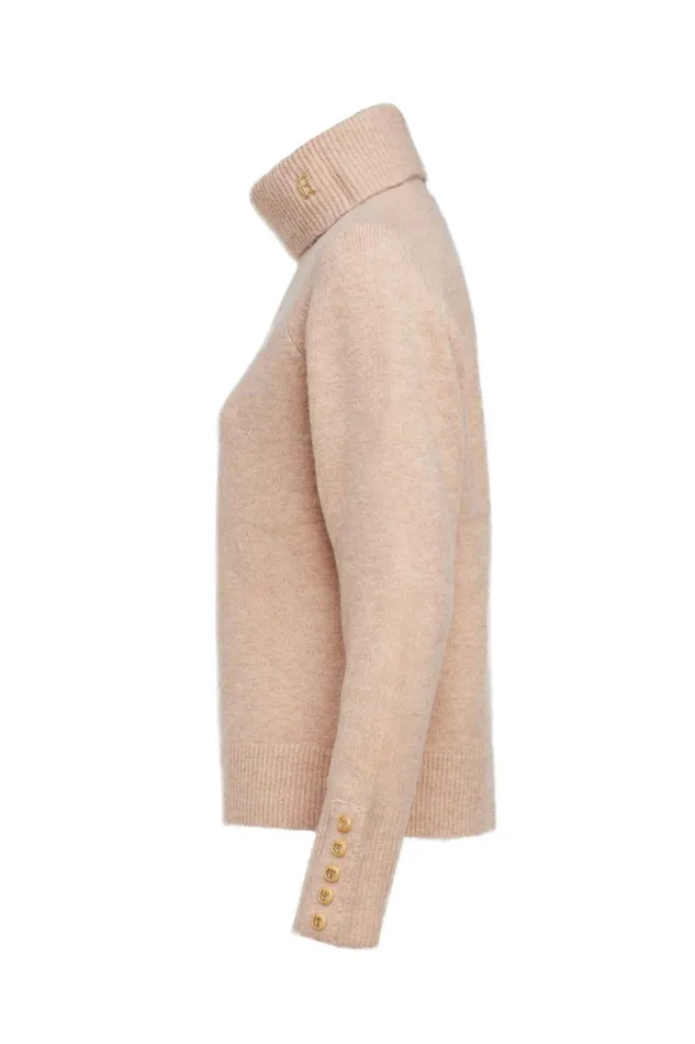 Women Knitwear Holland Cooper Tori Knit Light Camel Women Knitwear Holland Cooper Tori Knit Light Camel