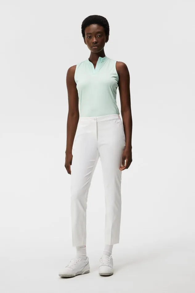 Women Leya Sleeveless Top Honeydew JLindeberg Polo Shirts Women Leya Sleeveless Top Honeydew JLindeberg Polo Shirts