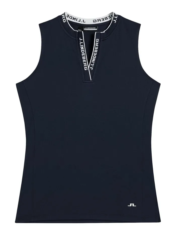 Women Leya Sleeveless Top JL Navy JLindeberg Polo Shirts Women Leya Sleeveless Top JL Navy JLindeberg Polo Shirts