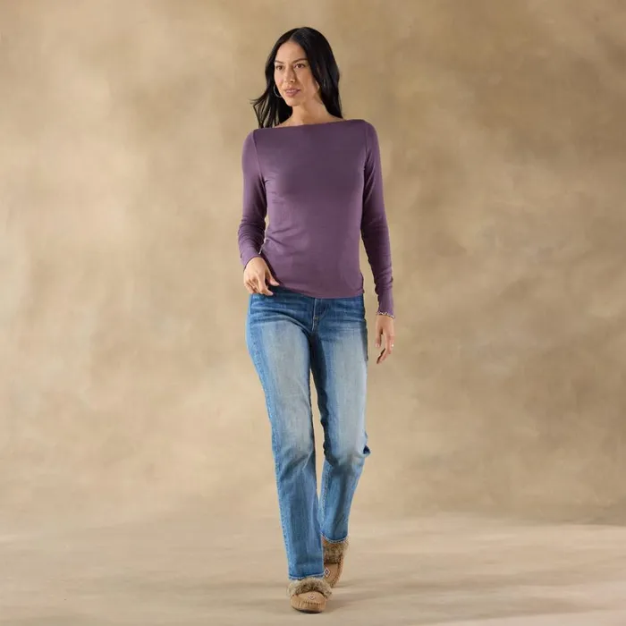 Women Light As Air Boatneck Tee Petite Violet Sundance Catalog Petite Styles Women Light As Air Boatneck Tee Petite Violet Sundance Catalog Petite Styles