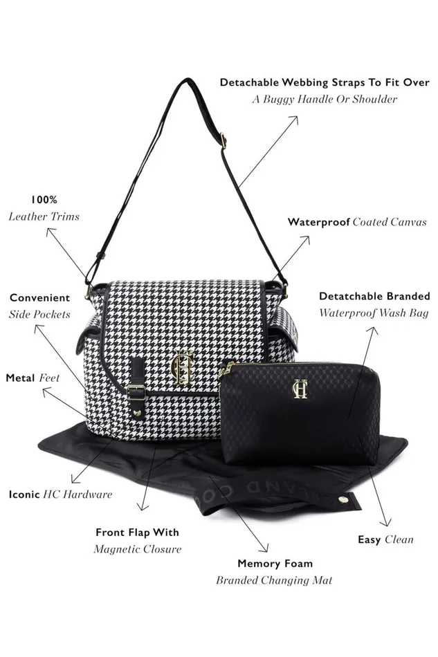 WomenLittle Bags Holland Cooper Hudson Changing Bag Houndstooth