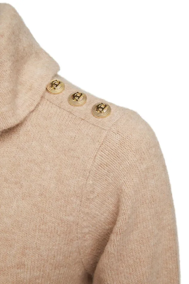 WomenLittle Dresses Holland Cooper Berkeley Roll Neck Dress Camel WomenLittle Dresses Holland Cooper Berkeley Roll Neck Dress Camel