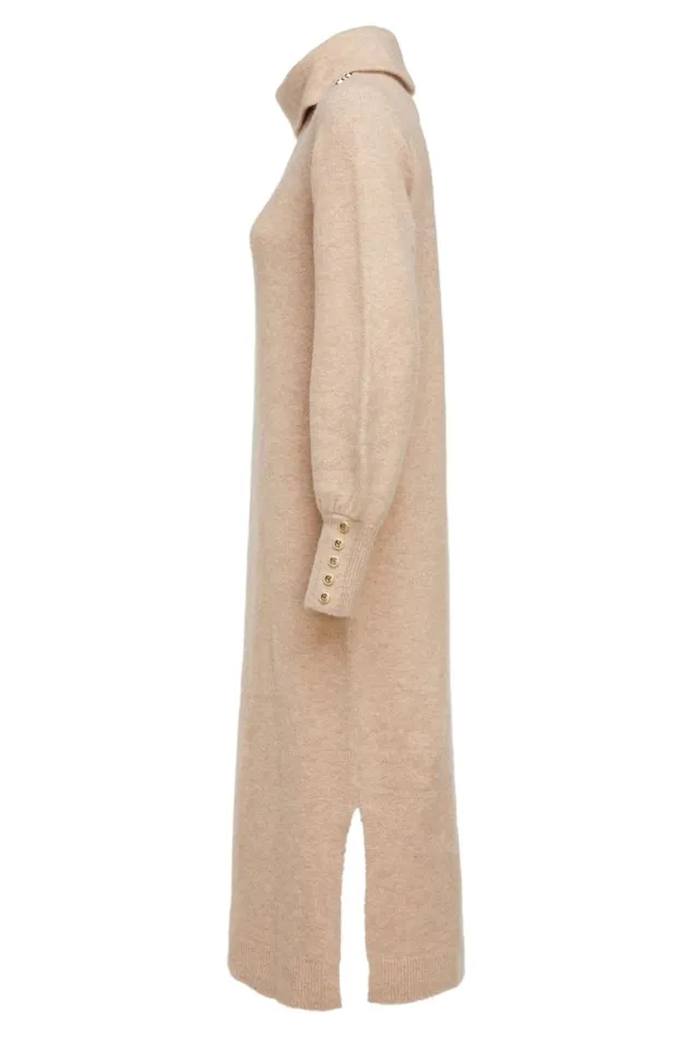 WomenLittle Dresses Holland Cooper Berkeley Roll Neck Dress Camel WomenLittle Dresses Holland Cooper Berkeley Roll Neck Dress Camel