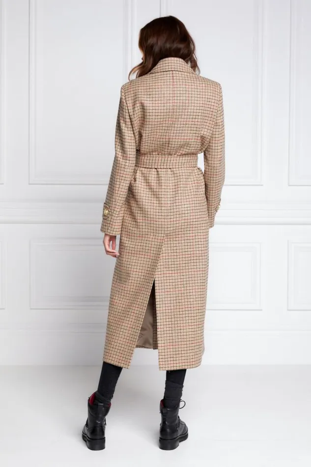 WomenLittle In Stock Tailoring Holland Cooper Wrap Coat Charlton Tweed