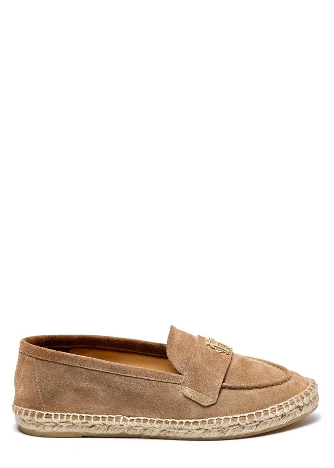 Women Loafers Holland Cooper Monaco Espadrille Loafer Taupe