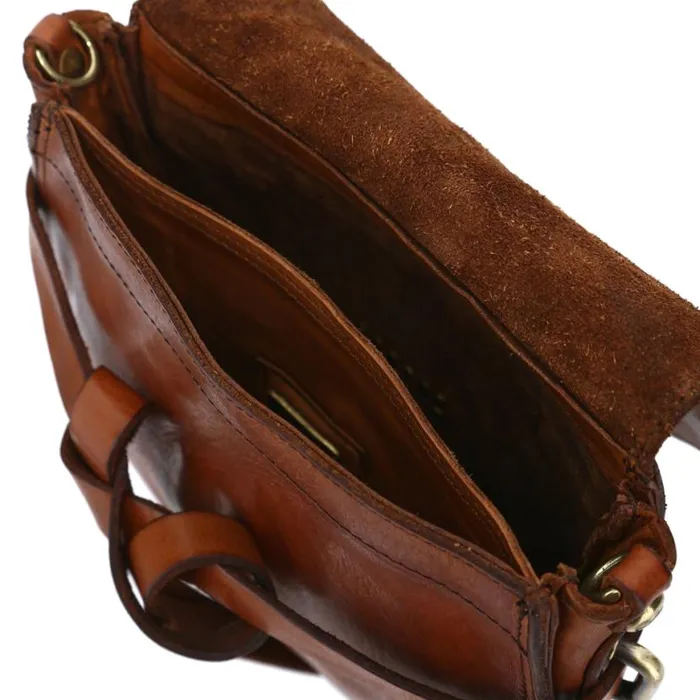 Women Louisiana Cognac Campomaggi Crossbody Bags Women Louisiana Cognac Campomaggi Crossbody Bags