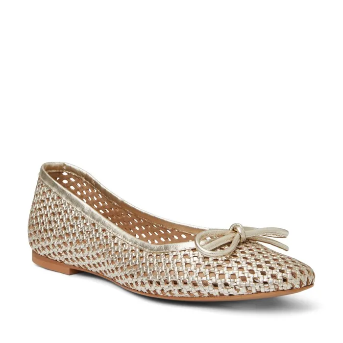 Women M BY BRUNO MAGLI Bruno Magli JANINA GOLD Ballet Flat