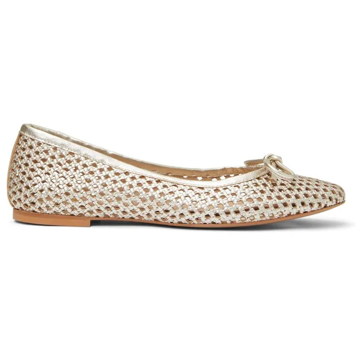 Women M BY BRUNO MAGLI Bruno Magli JANINA GOLD Ballet Flat Women M BY BRUNO MAGLI Bruno Magli JANINA GOLD Ballet Flat