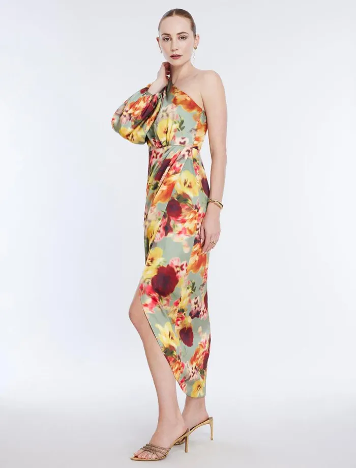 Women Malena Asymmetrical Dress Floral Daze BCBG Dresses Women Malena Asymmetrical Dress Floral Daze BCBG Dresses