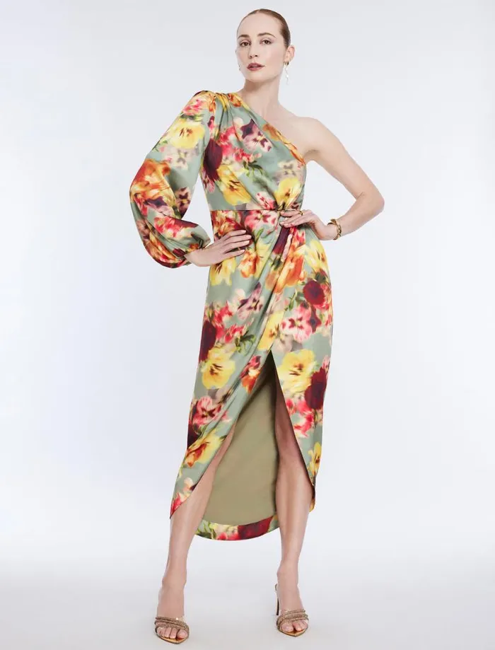 Women Malena Asymmetrical Dress Floral Daze BCBG Dresses Women Malena Asymmetrical Dress Floral Daze BCBG Dresses