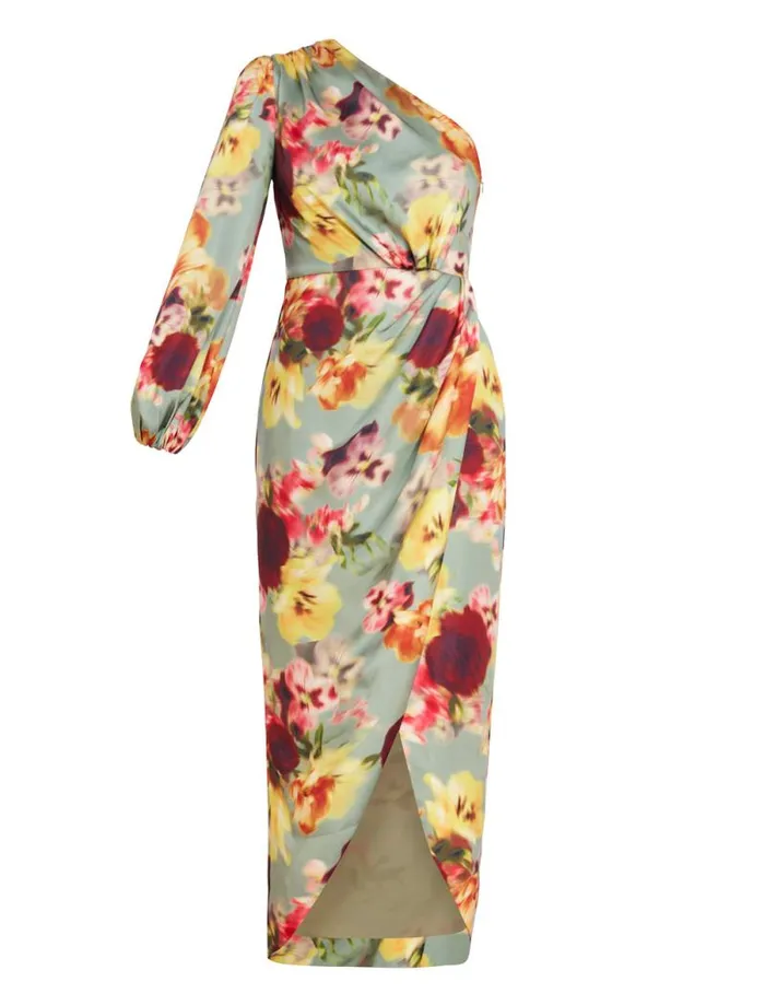 Women Malena Asymmetrical Dress Floral Daze BCBG Dresses Women Malena Asymmetrical Dress Floral Daze BCBG Dresses