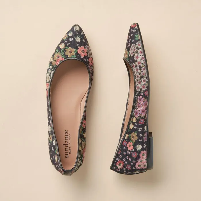 Women Marais Flats Creamflorl Sundance Catalog Shoes Women Marais Flats Creamflorl Sundance Catalog Shoes