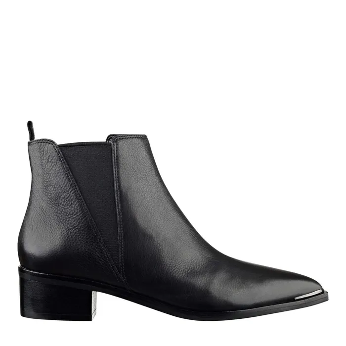 Women Marc Fisher Boots and Booties Yale Pointy Toe Chelsea Bootie Black Leather Women Marc Fisher Boots and Booties Yale Pointy Toe Chelsea Bootie Black Leather