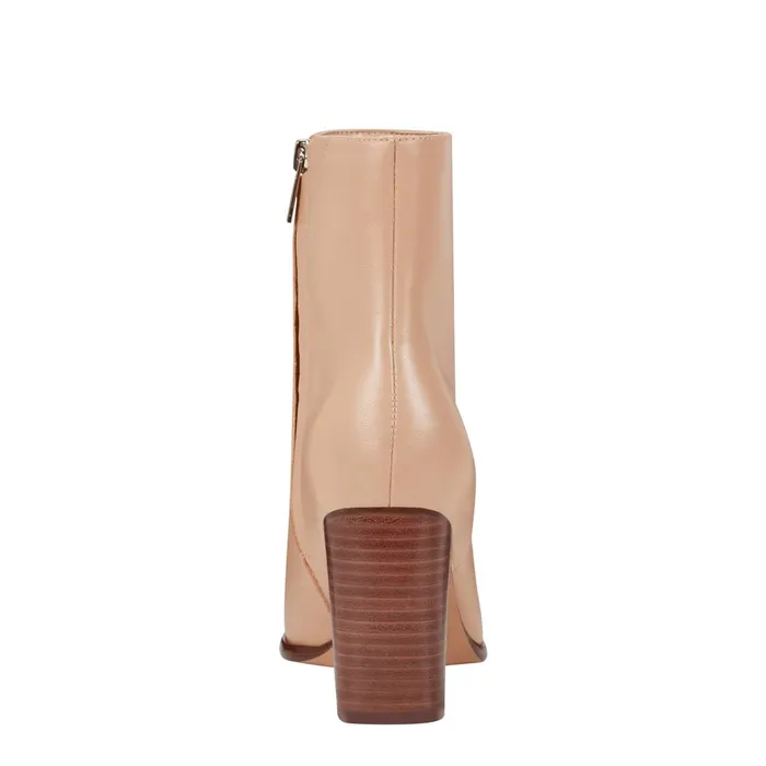 Women Marc Fisher Dress Boots Melysa Dress Bootie Light Natural Leather