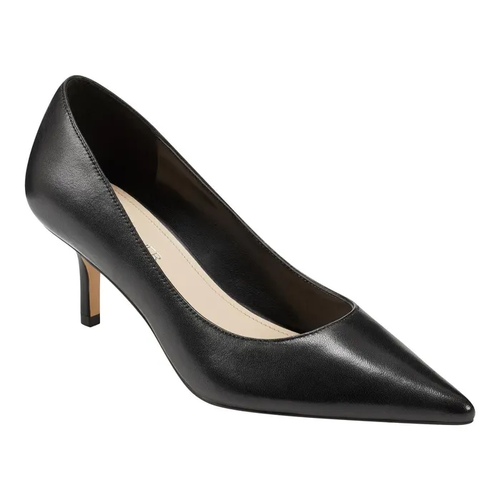 Women Marc Fisher Heels and Pumps Alola Pump Black Leather