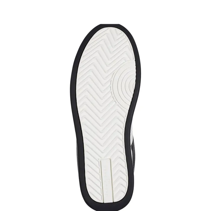 Women Marc Fisher Loafers and Flats Flynnt Laceup Sneaker Whiteblack