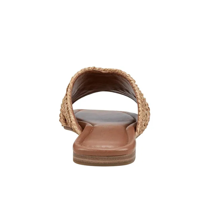 Women Marc Fisher Sandals Narda Flat Sandal Natural