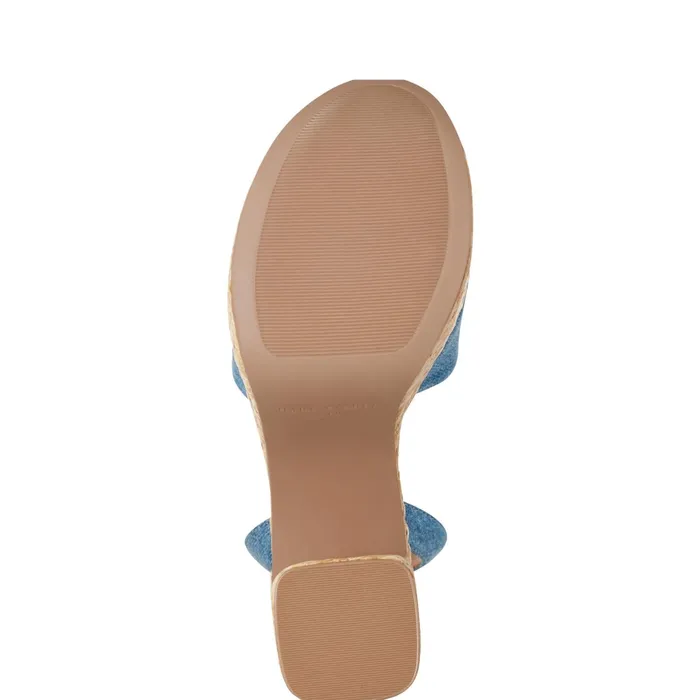 Women Marc Fisher Sandals Palyca Platform Espadrille Sandal Denim