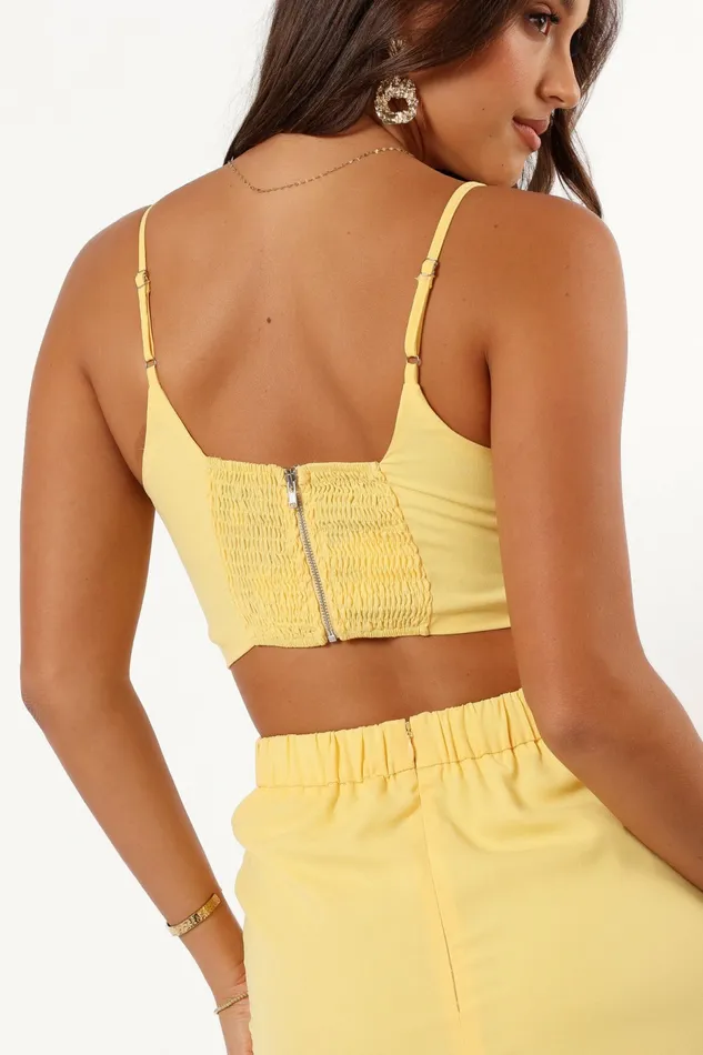 Women Matching Sets Petal and Pup Zanita Set Yellow