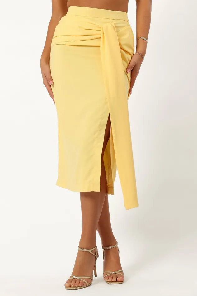Women Matching Sets Petal and Pup Zanita Set Yellow