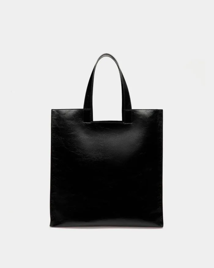 WomenMen Bally Tote Bags Easy Bally Tote In Black Leather Black WomenMen Bally Tote Bags Easy Bally Tote In Black Leather Black