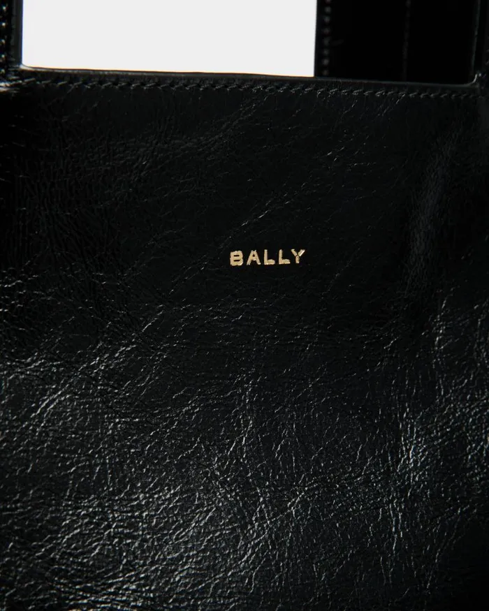 WomenMen Bally Tote Bags Easy Bally Tote In Black Leather Black WomenMen Bally Tote Bags Easy Bally Tote In Black Leather Black