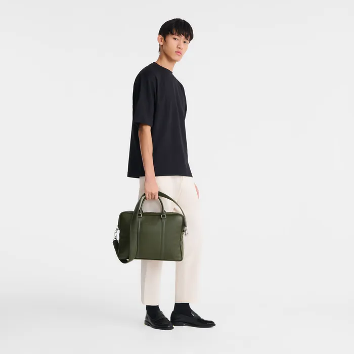 WomenMen Le Foulonn XS Briefcase Khaki Briefcase Longchamp WomenMen Le Foulonn XS Briefcase Khaki Briefcase Longchamp