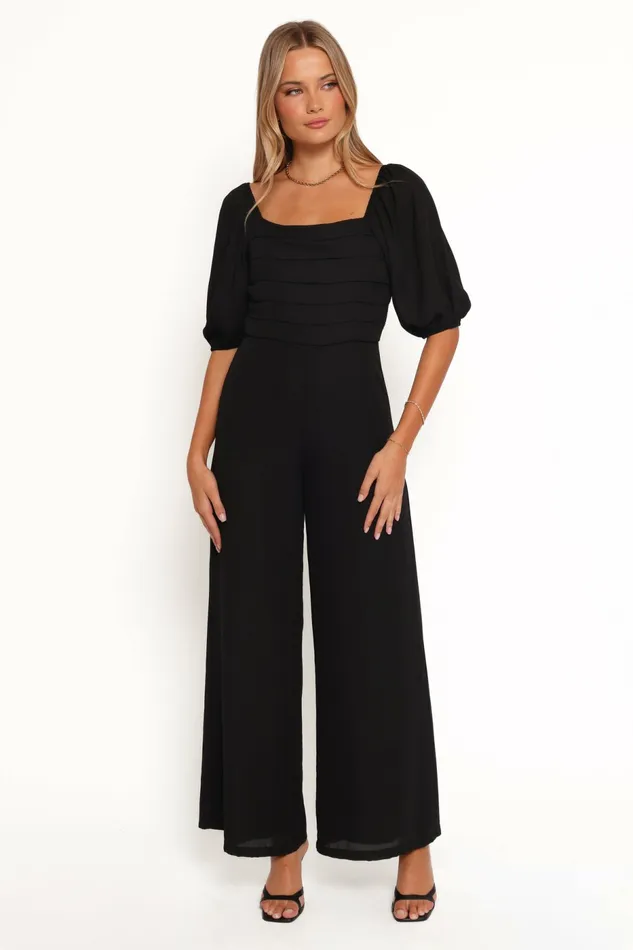 Women Mercer Jumpsuit Black Jumpsuits and Rompers Petal and Pup