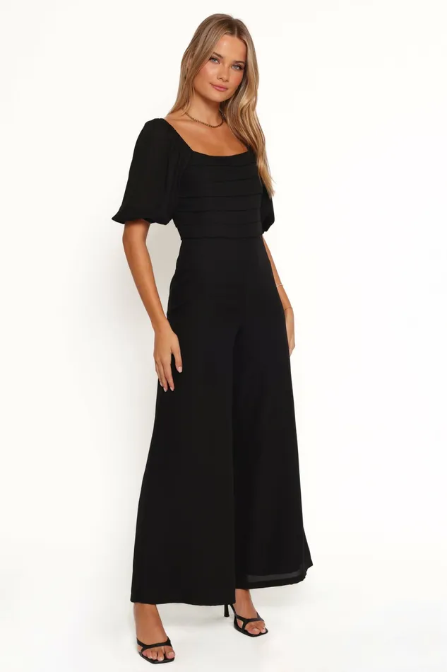 Women Mercer Jumpsuit Black Jumpsuits and Rompers Petal and Pup