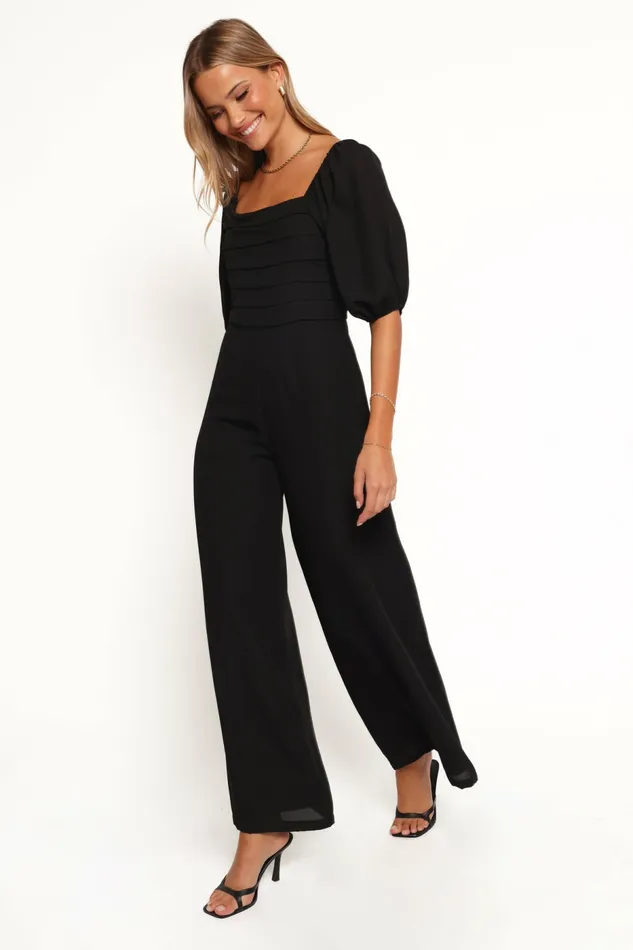 Women Mercer Jumpsuit Black Jumpsuits and Rompers Petal and Pup