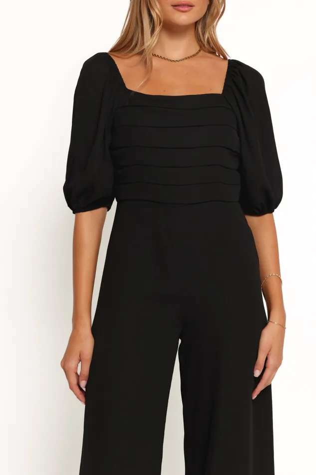 Women Mercer Jumpsuit Black Jumpsuits and Rompers Petal and Pup
