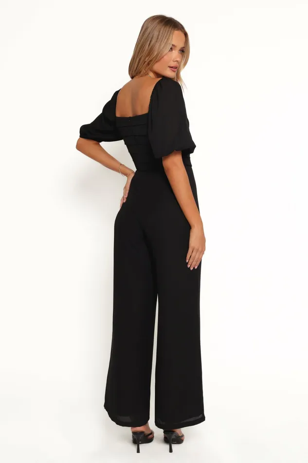 Women Mercer Jumpsuit Black Jumpsuits and Rompers Petal and Pup