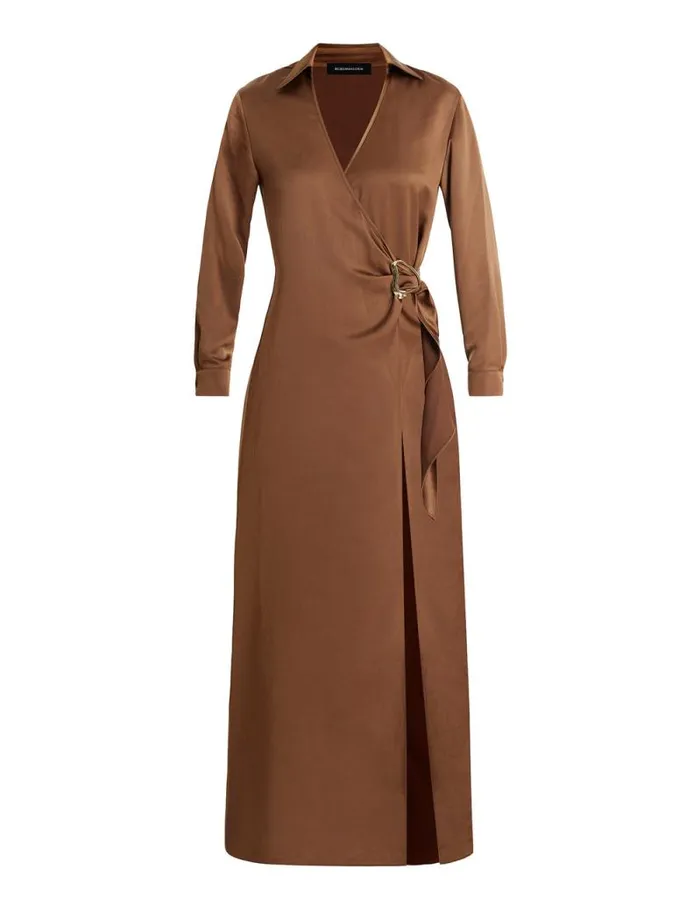 Women Millie Wrap Tunic Top Monks Robe BCBG Tops Women Millie Wrap Tunic Top Monks Robe BCBG Tops