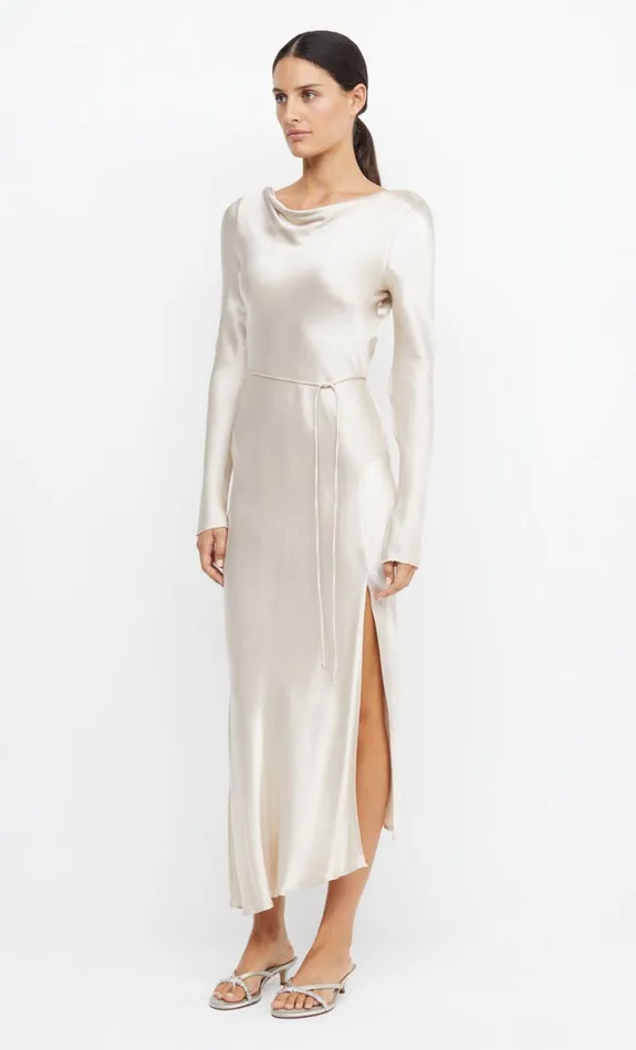 Women MOON DANCE LONG SLEEVE MAXI DRESS 8211 SAND Bec Bridge Maxi Dresses