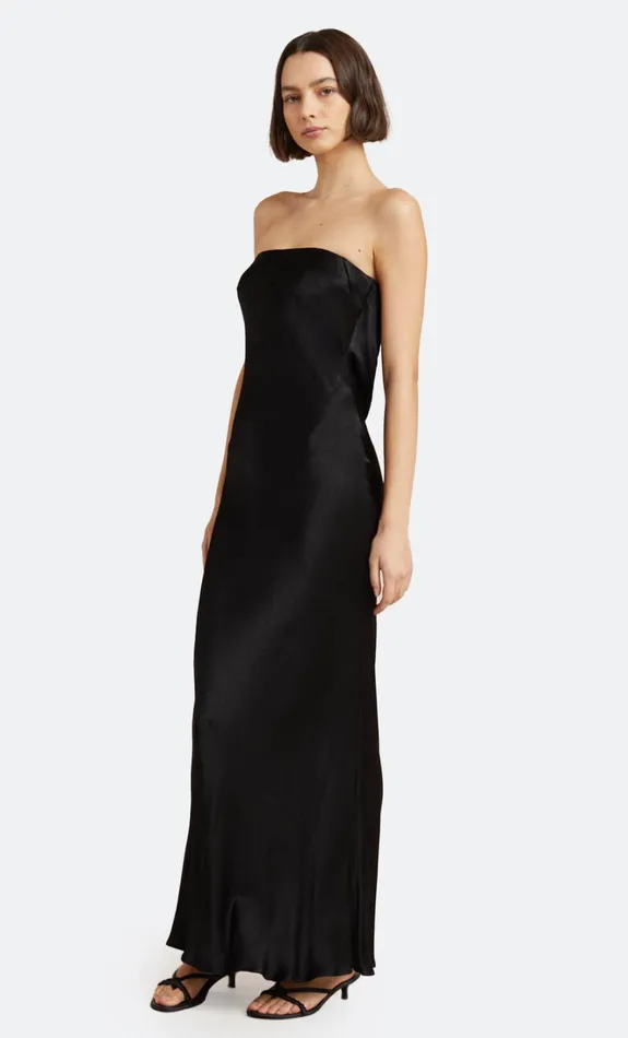Women MOON DANCE STRAPLESS DRESS 8211 BLACK Bec Bridge Wedding Guest