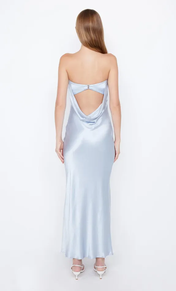 Women MOON DANCE STRAPLESS DRESS 8211 DUSTY BLUE Bec Bridge Maxi Dresses